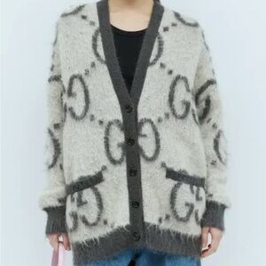 Gucci Black and White Cardigan